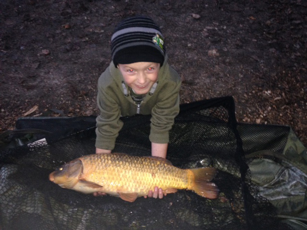 Peter Howells Son With A Carp-1