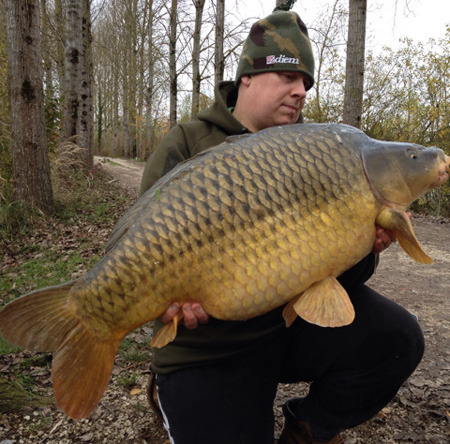 Peter Howells with an awesome 47lb Common From Dream Lakes-1