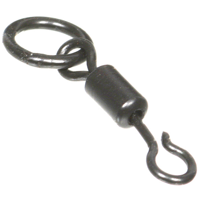 Korda Quick Change Fishing Ring Swivel Round Close Up