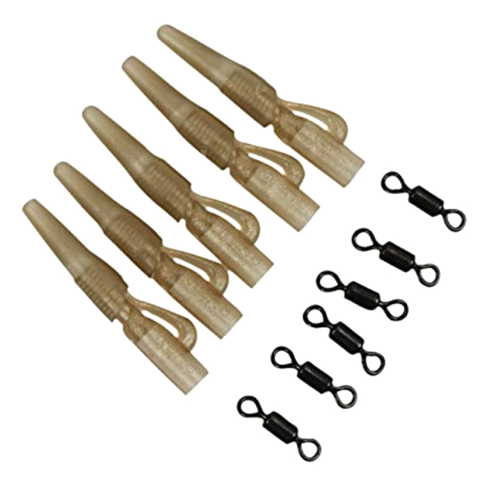 Guru Micro Fishing Lead Clip inc Swivels & Tail Rubbers