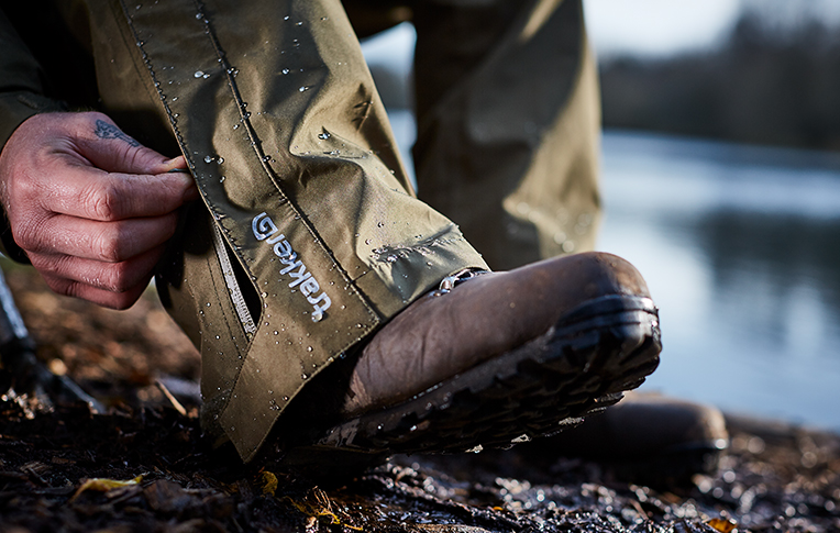 Trakker Summit XP Fishing Trousers In Use