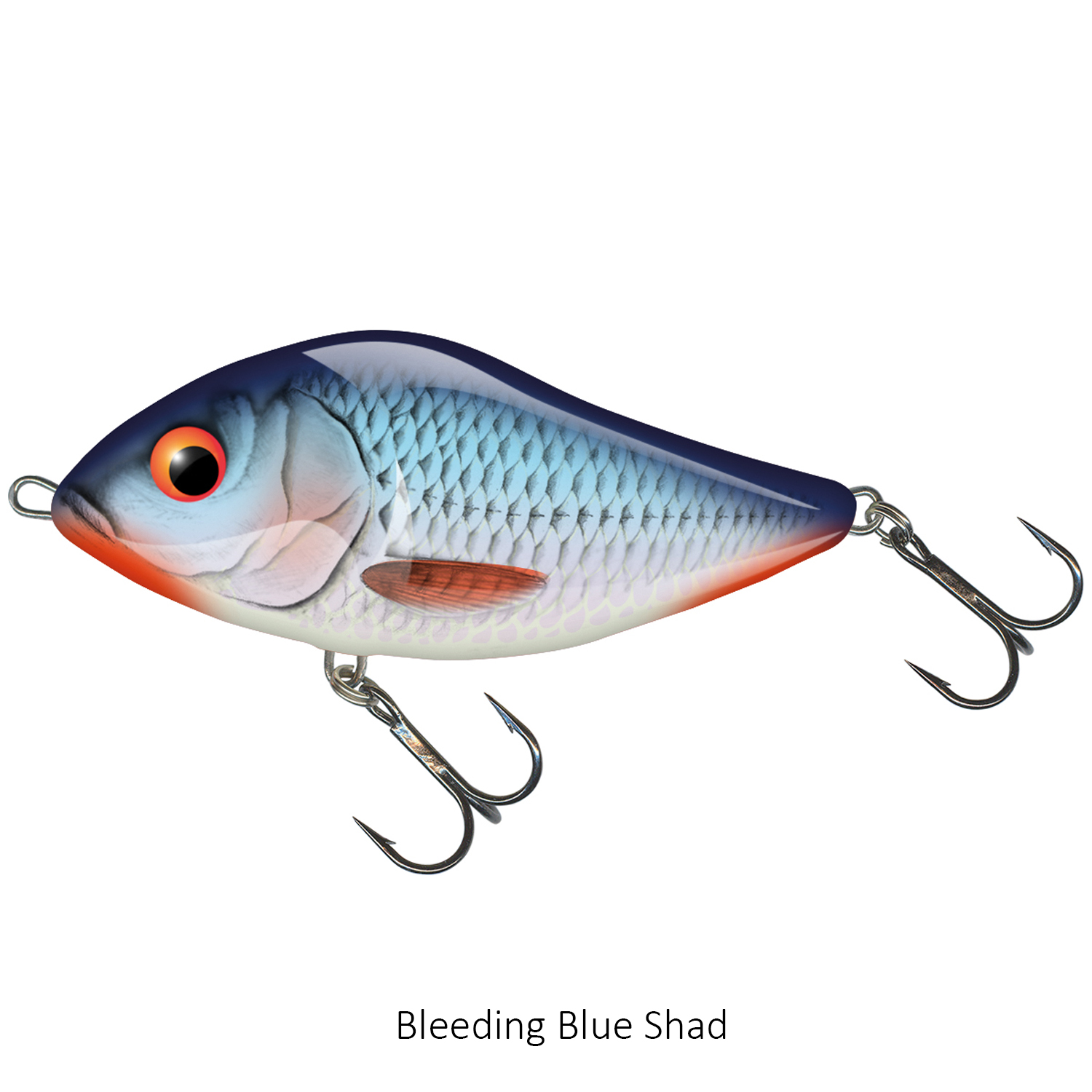 Salmo Slider 7cm Floating Lure Colour Addittion Bleeding Blue Shad