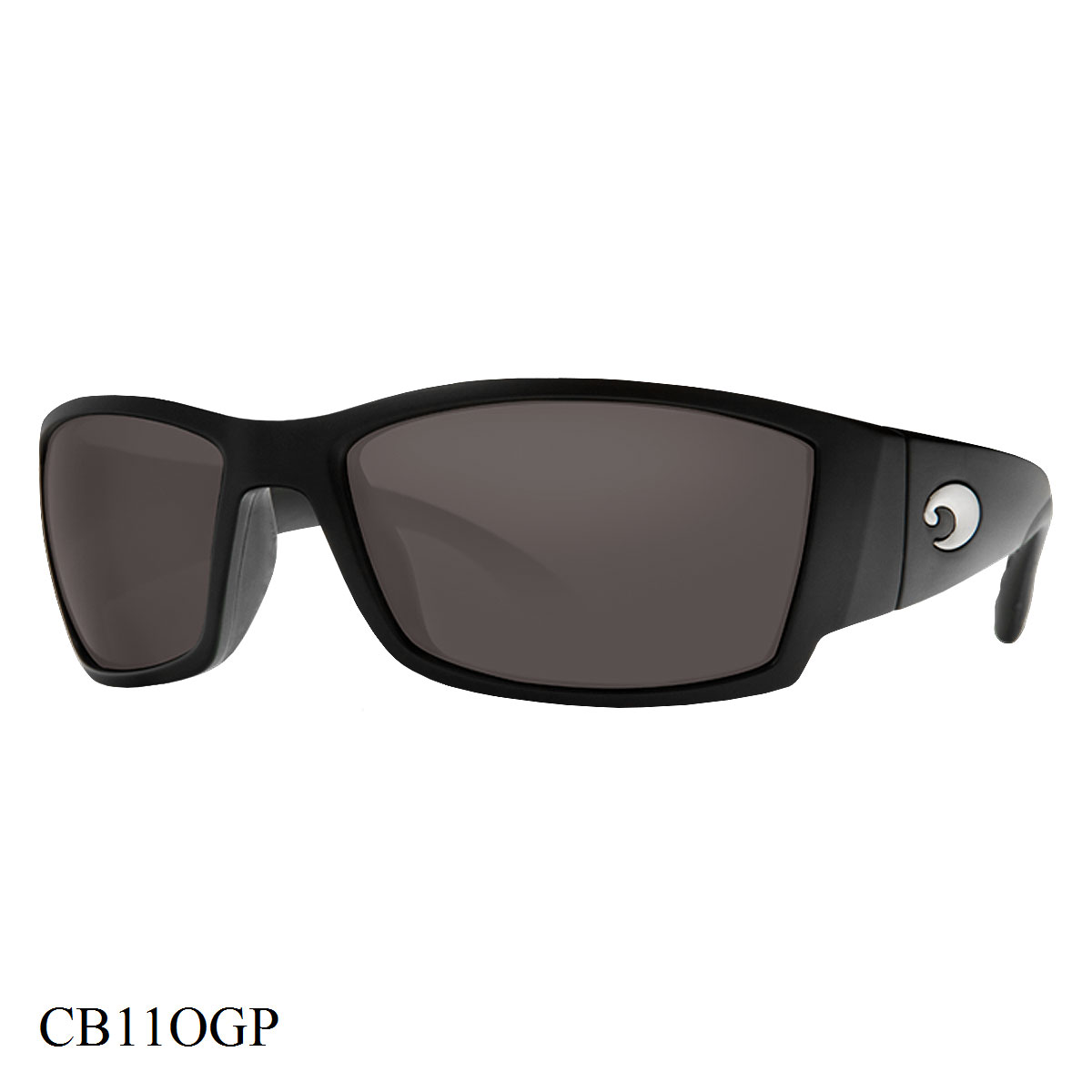 Costa Del Mar Corbina Sunglasses Black Frame Grey Lenses