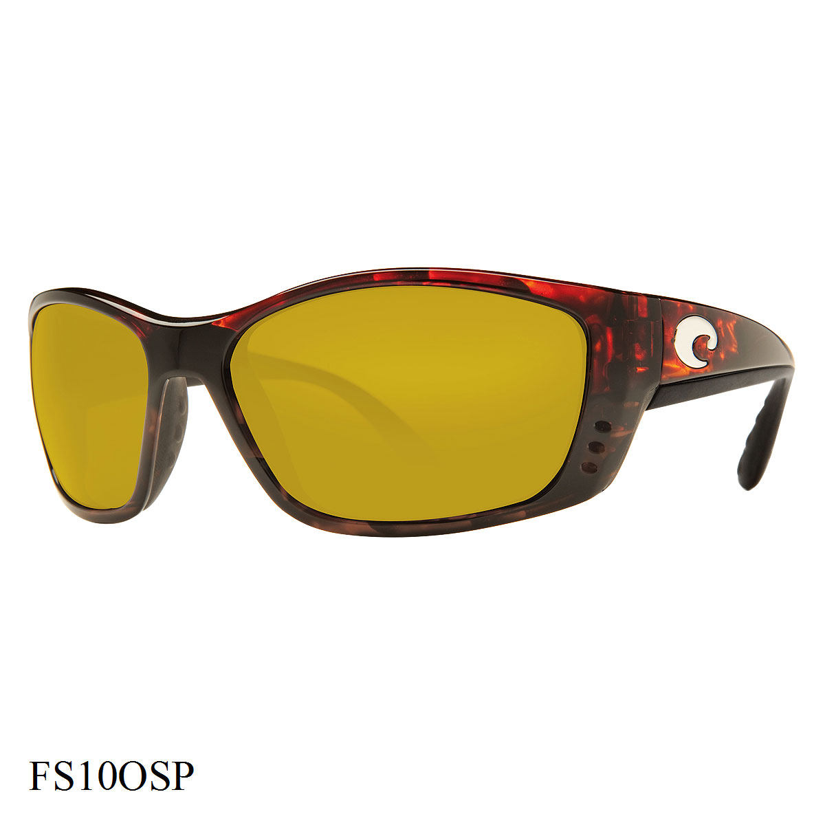 Costa Del Mar Fisch Sunglasses Tortoise Frame Sunrise Lenses