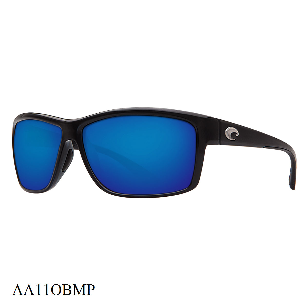 Costa Del Mar Mag Bay Sunglasses Black Frame Blue Lenses