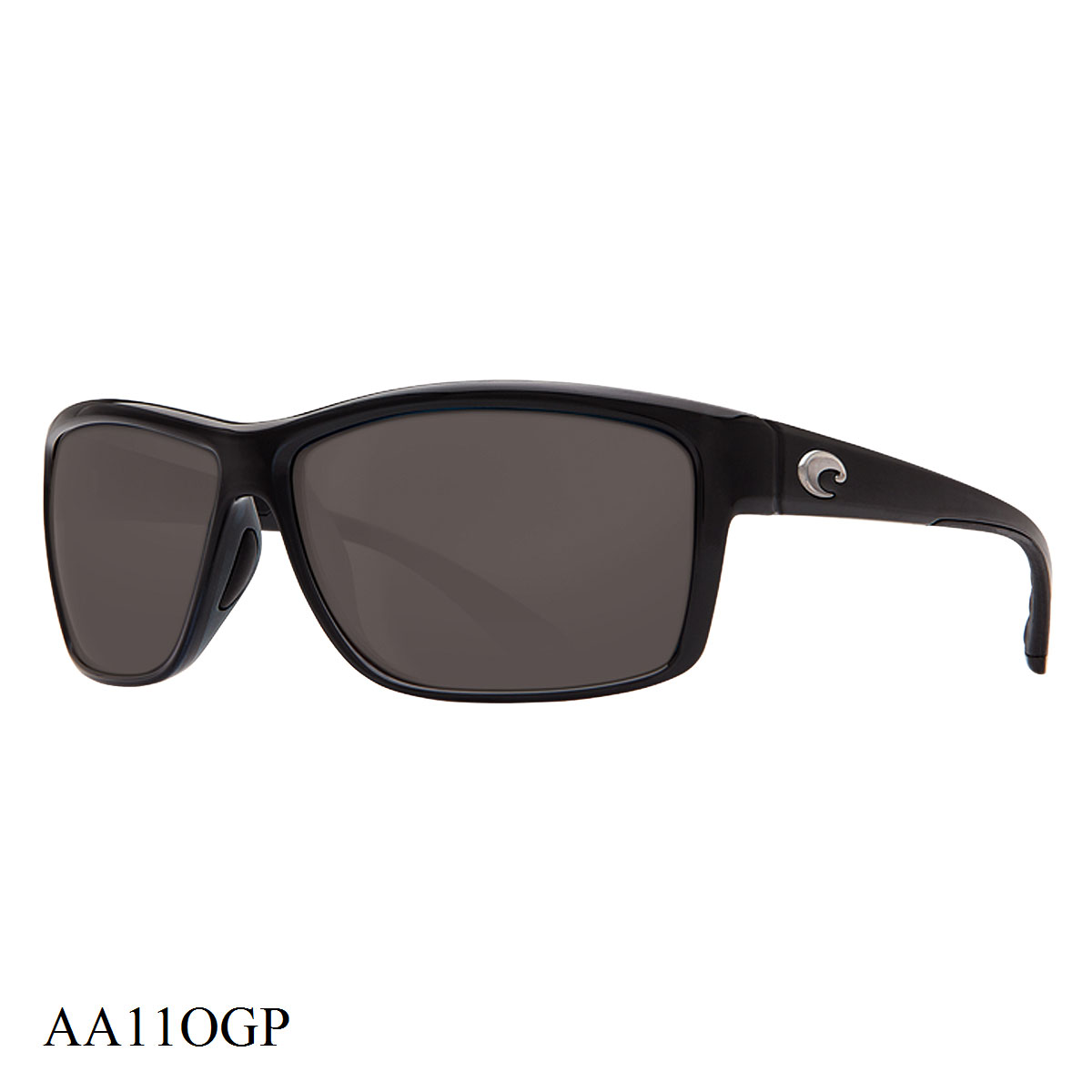 Costa Del Mar Mag Bay Sunglasses Black Frame Grey Lenses