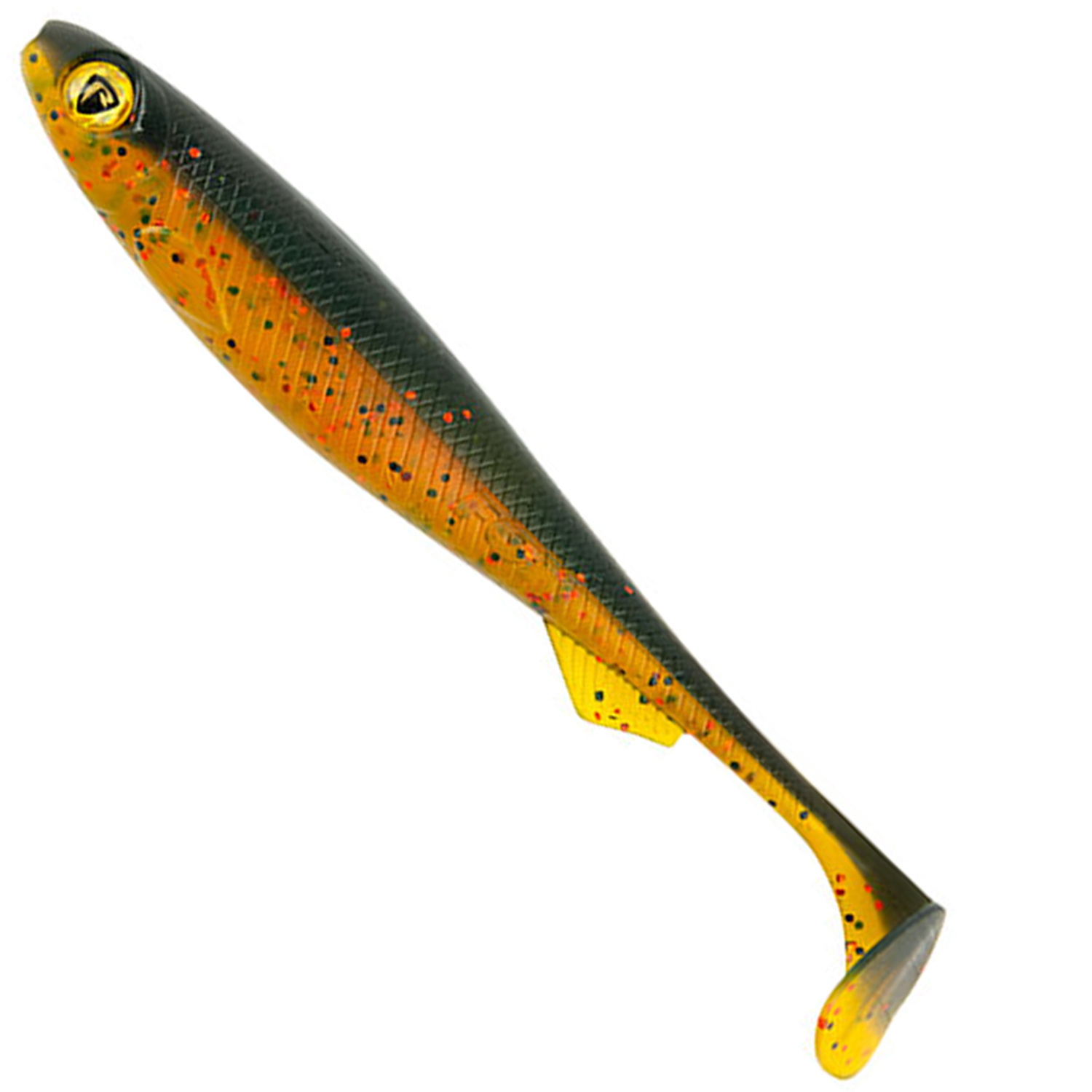 Fox Rage Slick Shad Ultra UV Lure 9cm, Dark Oil