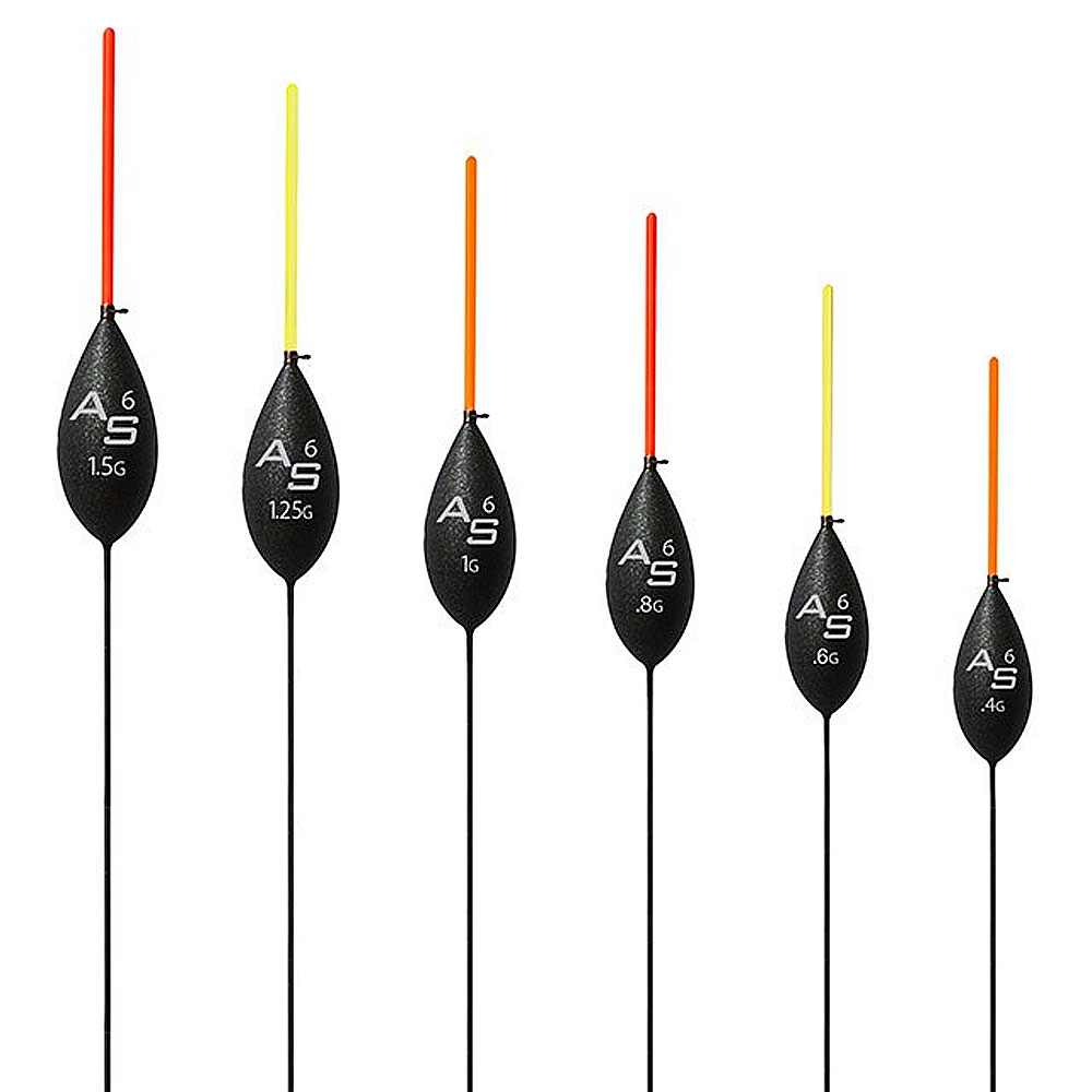 Drennan AS6 Pole Fishing Float Sizes Close Up