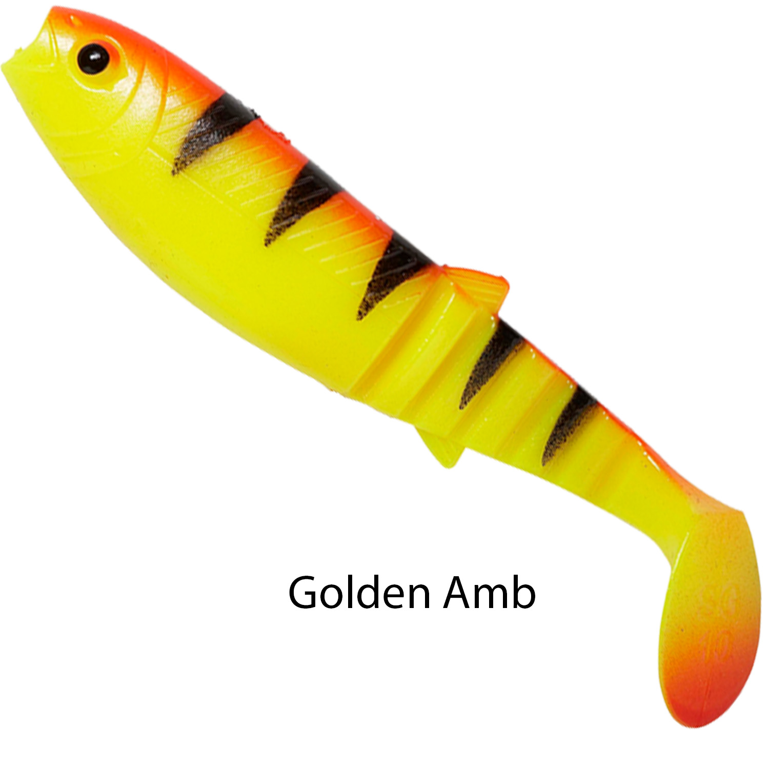 Savage Gear Cannibal Shad Lure Golden Amb