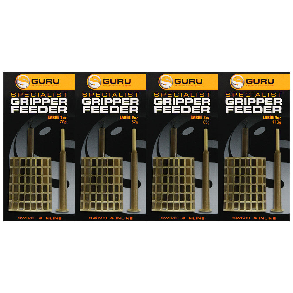 Guru Gripper Fishing Feeder Sizes