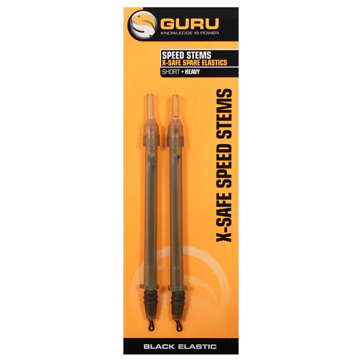 Guru X-Safe Quick Change Fishing Elastics Short Black