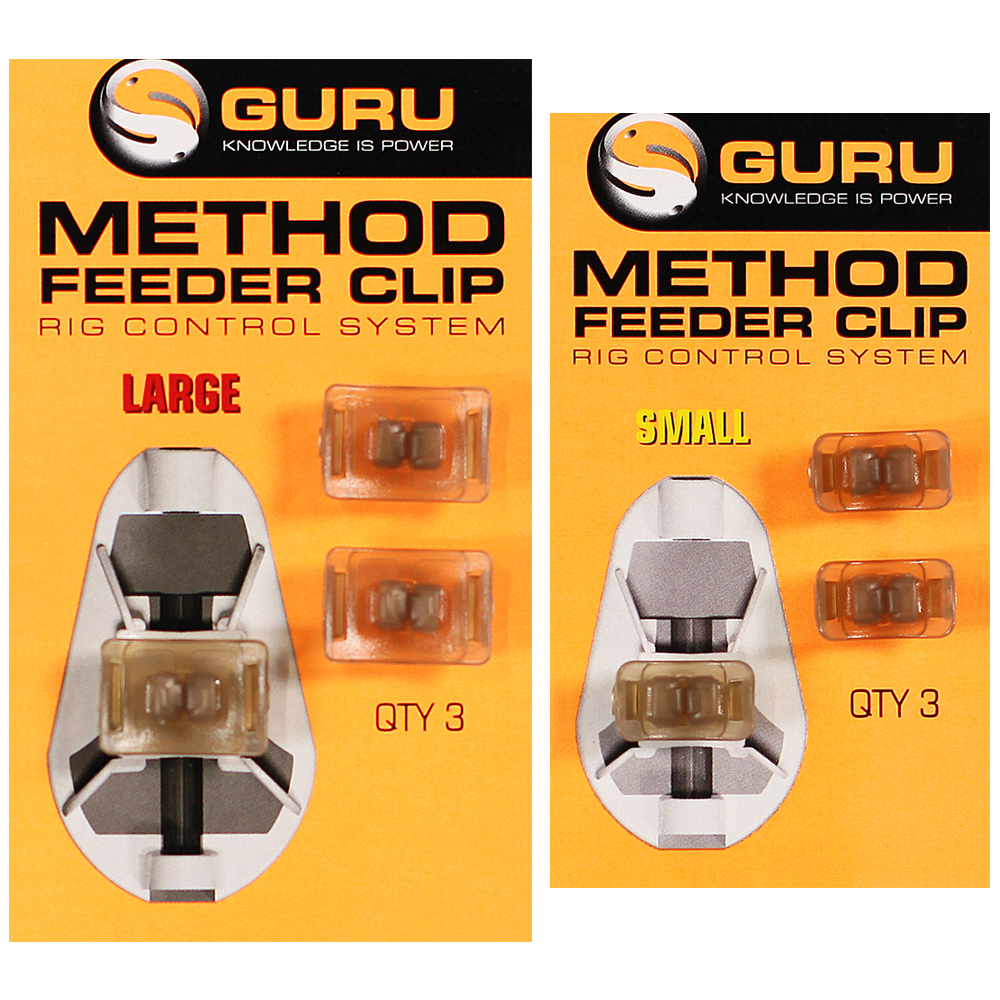 Guru Method Fishing Feeder Clip Large and Small