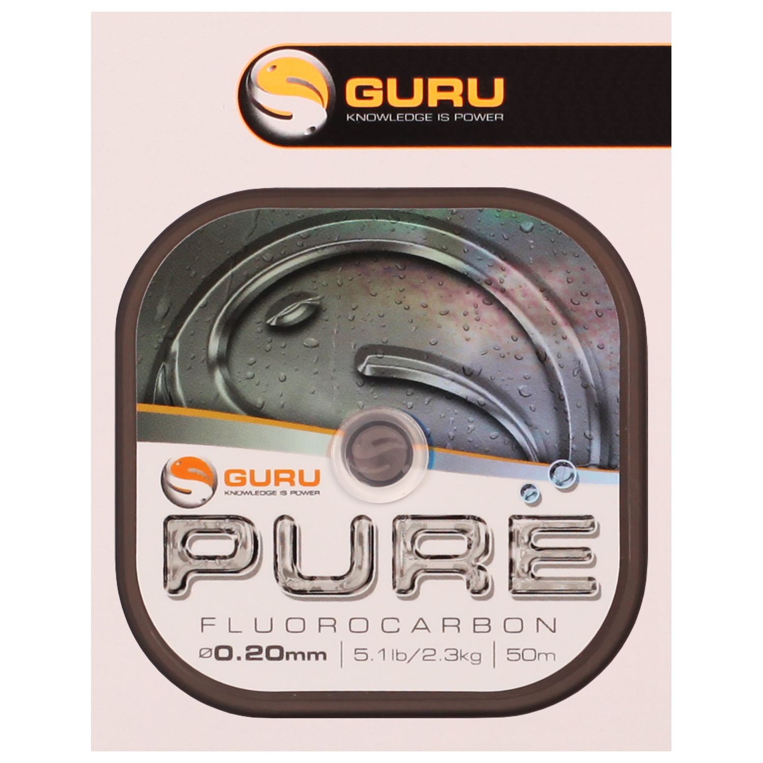 Guru Pure Fluorocarbon 50m Packaging