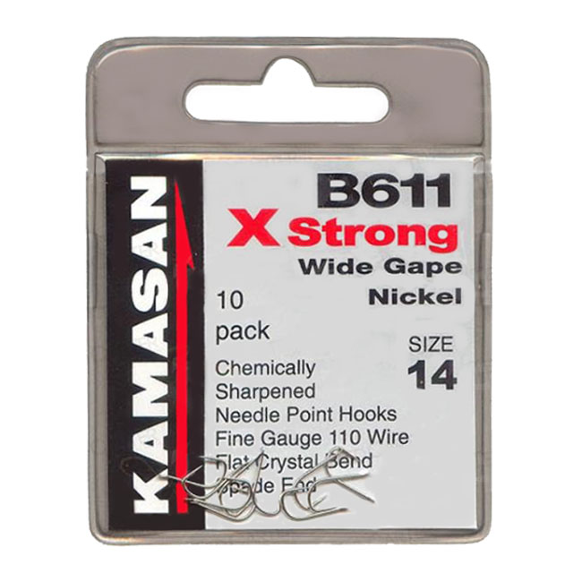 Kamasan B611 Barbless Fishing Hooks