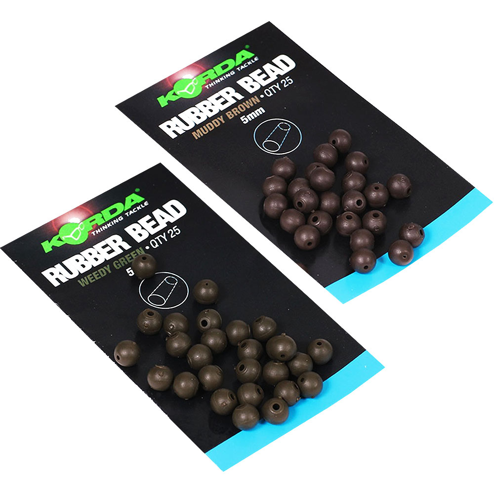 Korda 5mm Rubber Fishing Beads Colours