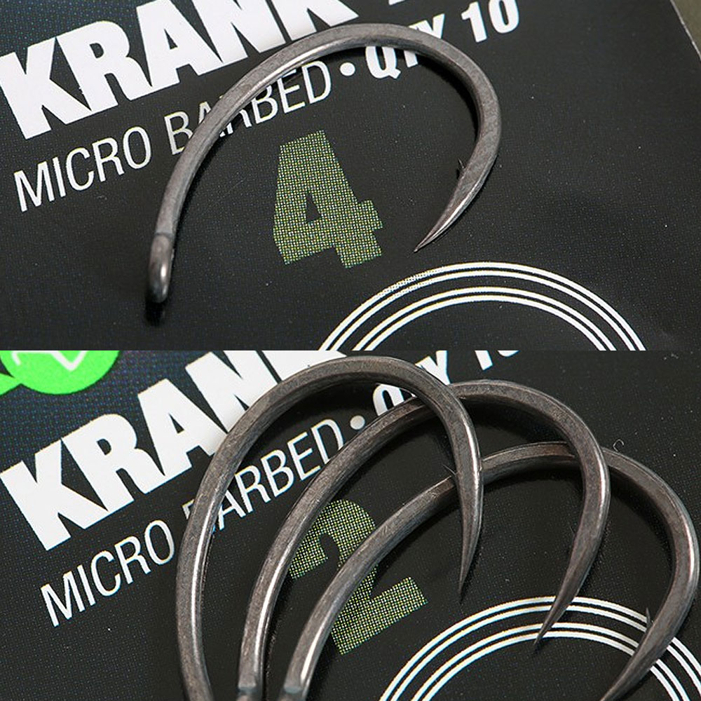 Korda Krank X Fishing Hooks 2 and 4 Close Ups