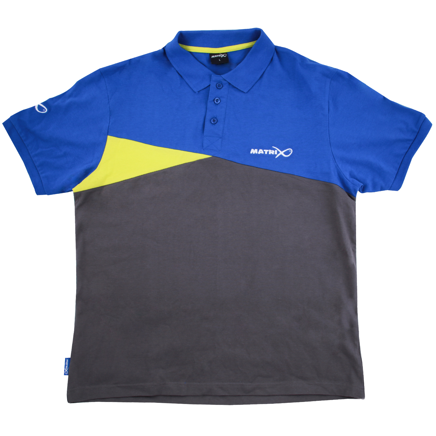 Matrix Blue/Grey Polo Shirt