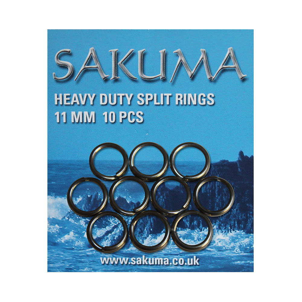 Sakuma Heavy Duty Split Rings Packaging