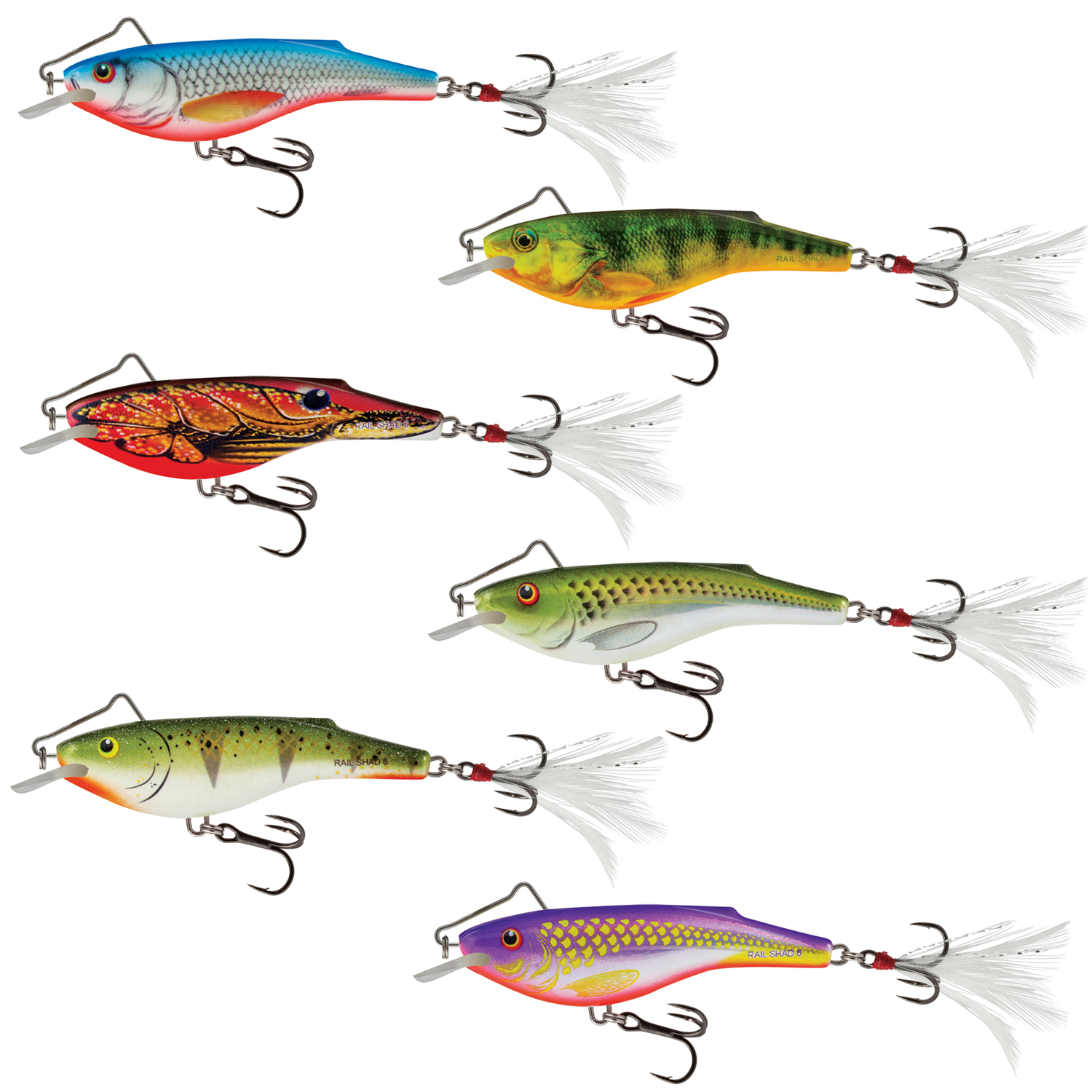 Salmo Rail Shad 6cm Sinking Lure Range