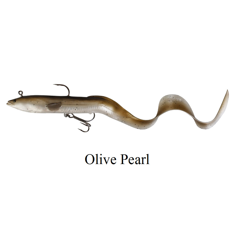 Savage Gear Real Eel Olive Pearl