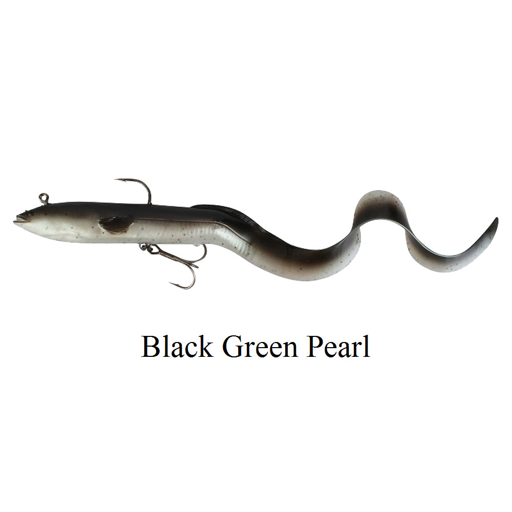 Savage Gear Real Eel Black Green Pearl