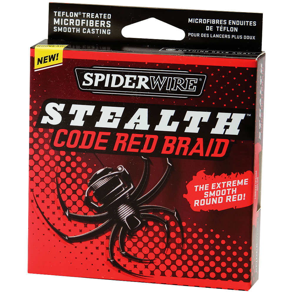 Spiderwire Stealth Code Red Braid Box