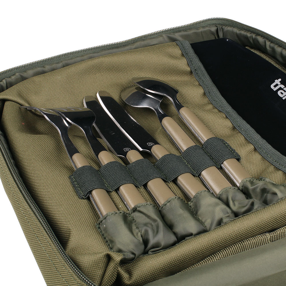 Trakker Fishing NXG Deluxe Food Set Close Up 1