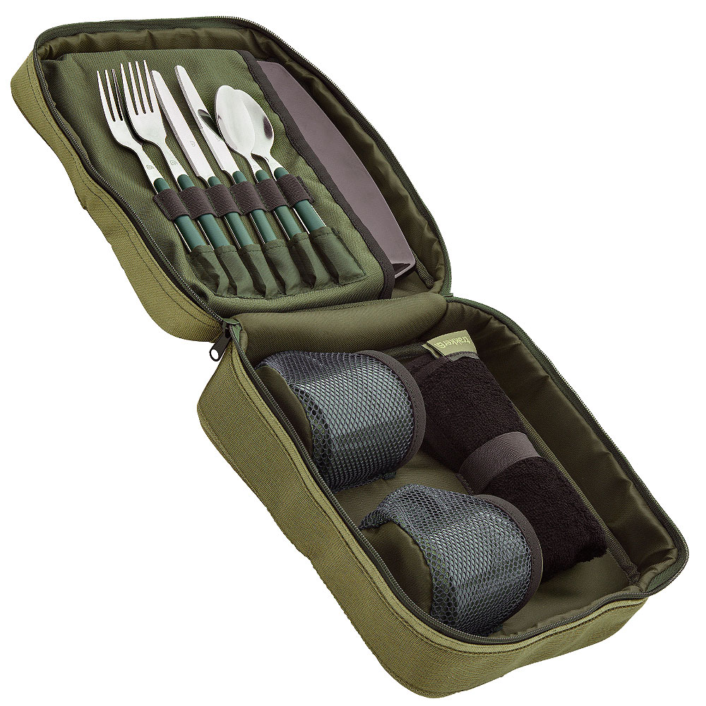 Trakker Fishing NXG Deluxe Food Set Open