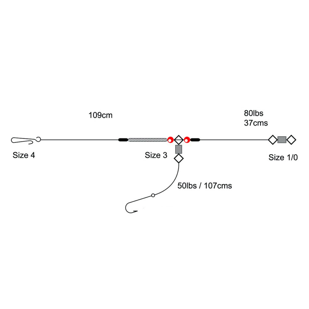 Tronixpro 1 Hook Clipped Rig