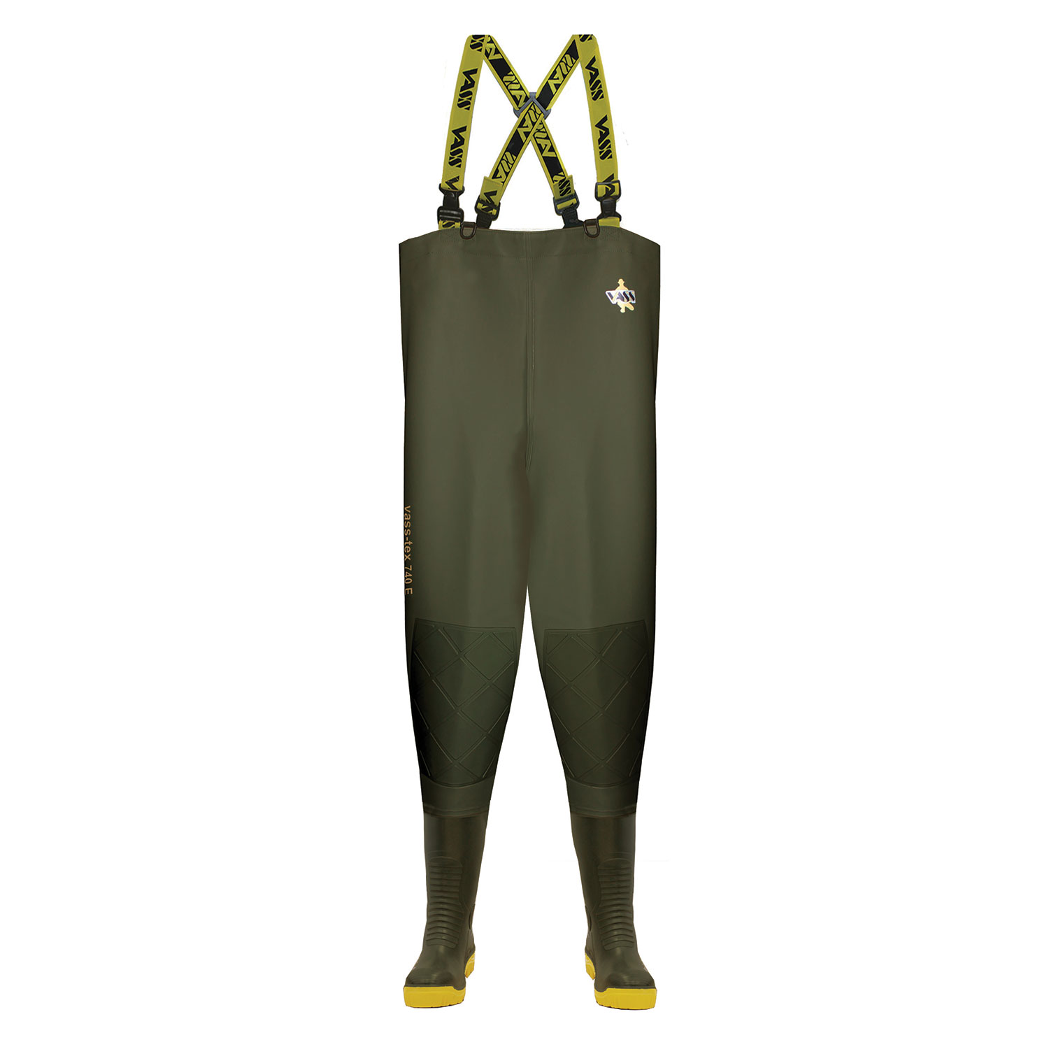 Vass 740E SuperNova Heavy Duty PVC Chest Wader with Knee-reinforcement