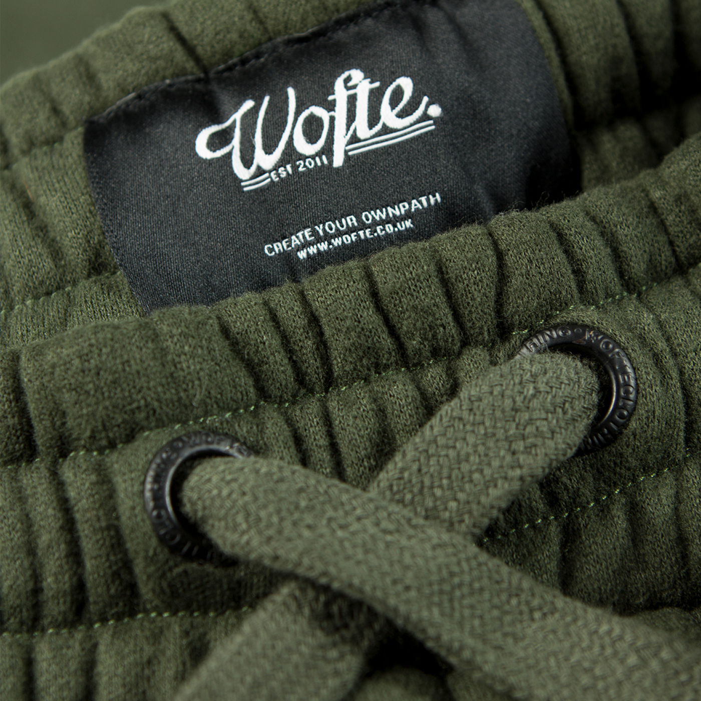 Wofte Olive Joggers Draw Cord