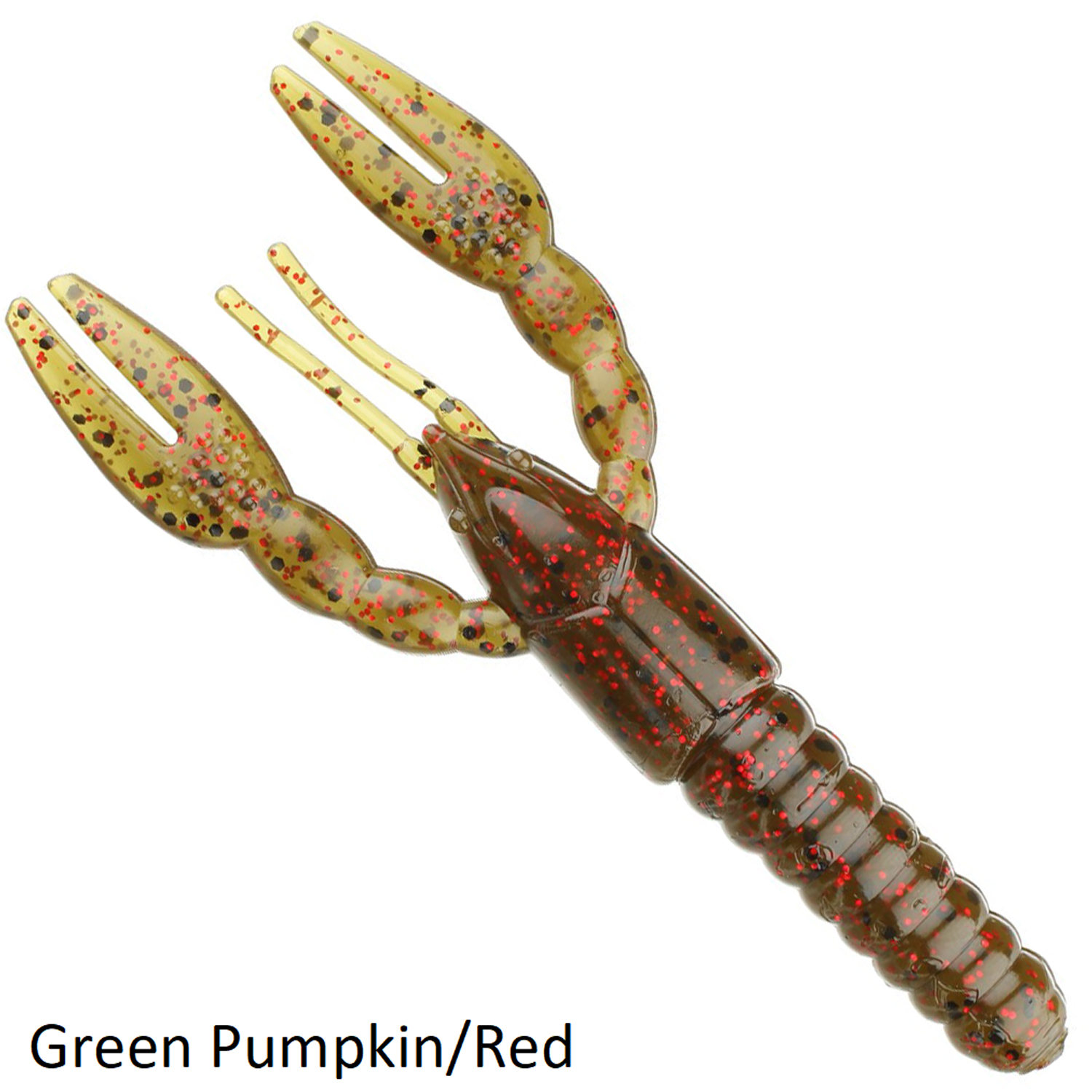 Z-Man Punch CrawZ Green Pumpkin/Red