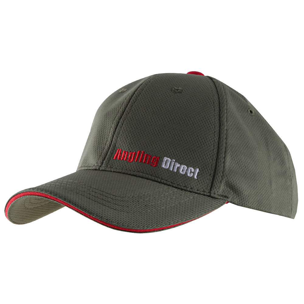 AD Fishing Baseball Caps Olive & Red