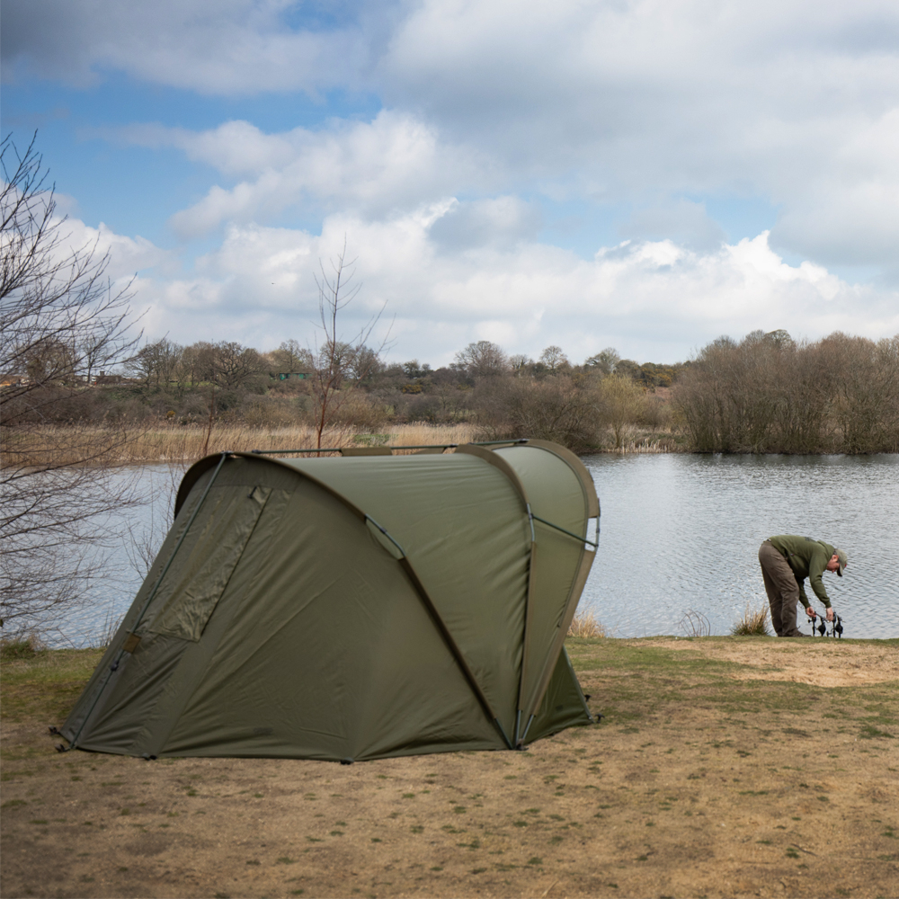 Advanta Endurance Duo-Skin Fishing Bivvy In Use Back