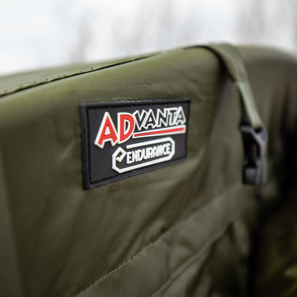 Advanta Endurance Duo-Skin Fishing Bivvy In Use Logo