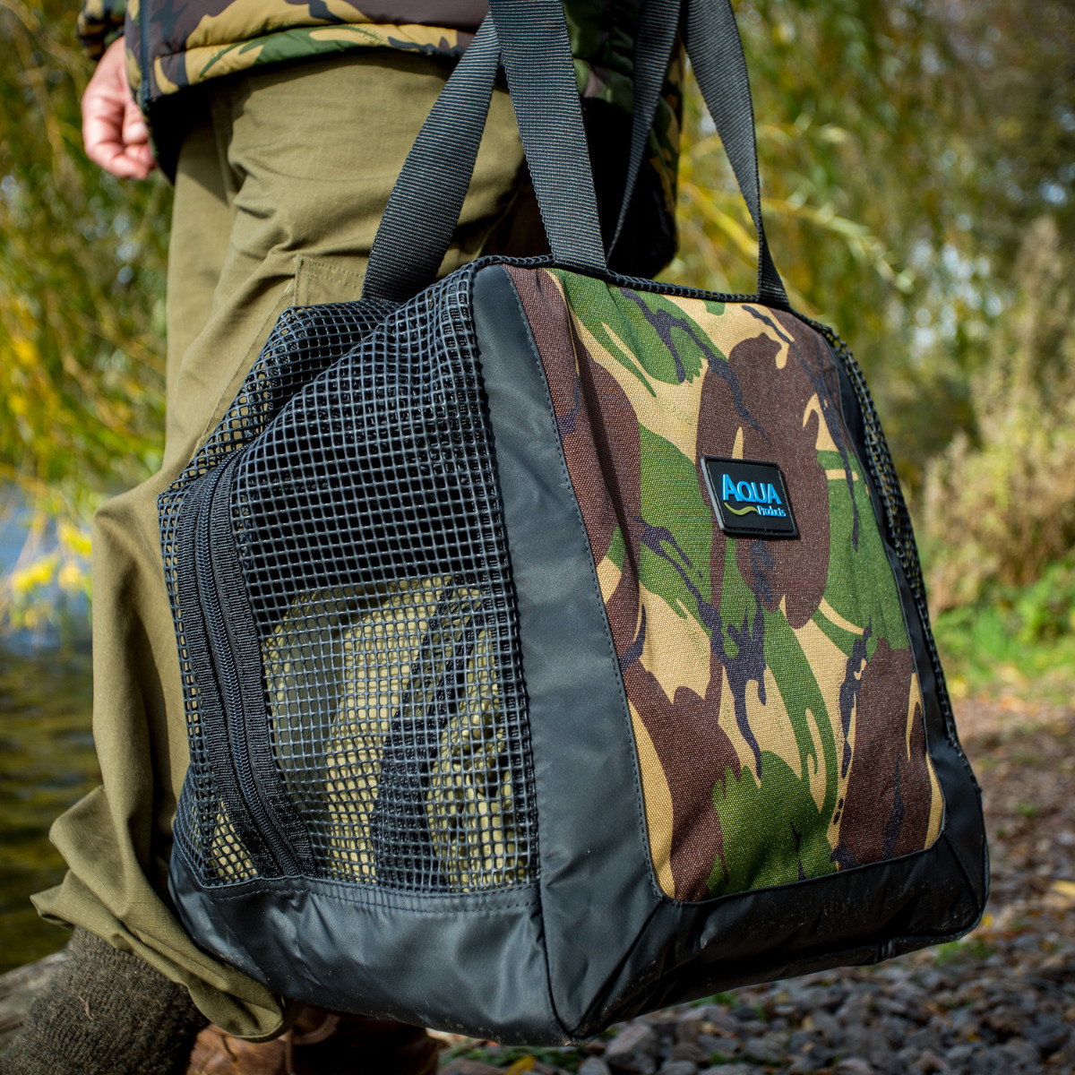 Aqua DPM Wader Bag In Use 1 5