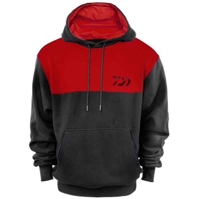 Daiwa Hoodie - Black & Red