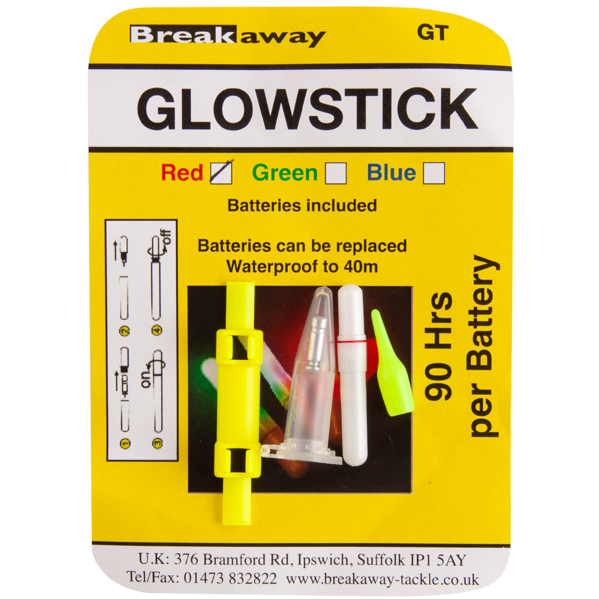 Breakaway Glow Fishing Rod Tips with Holder 1