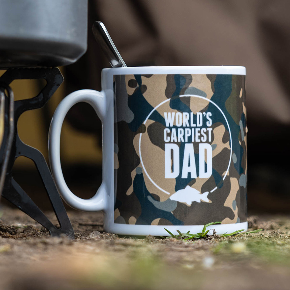 Angling Direct Worlds Carpiest Dad Fishing Mug In Use 3