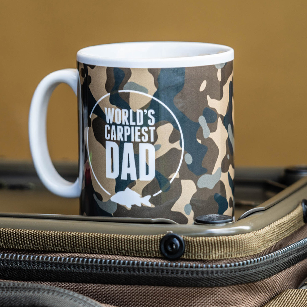 Angling Direct Worlds Carpiest Dad Fishing Mug In Use 5