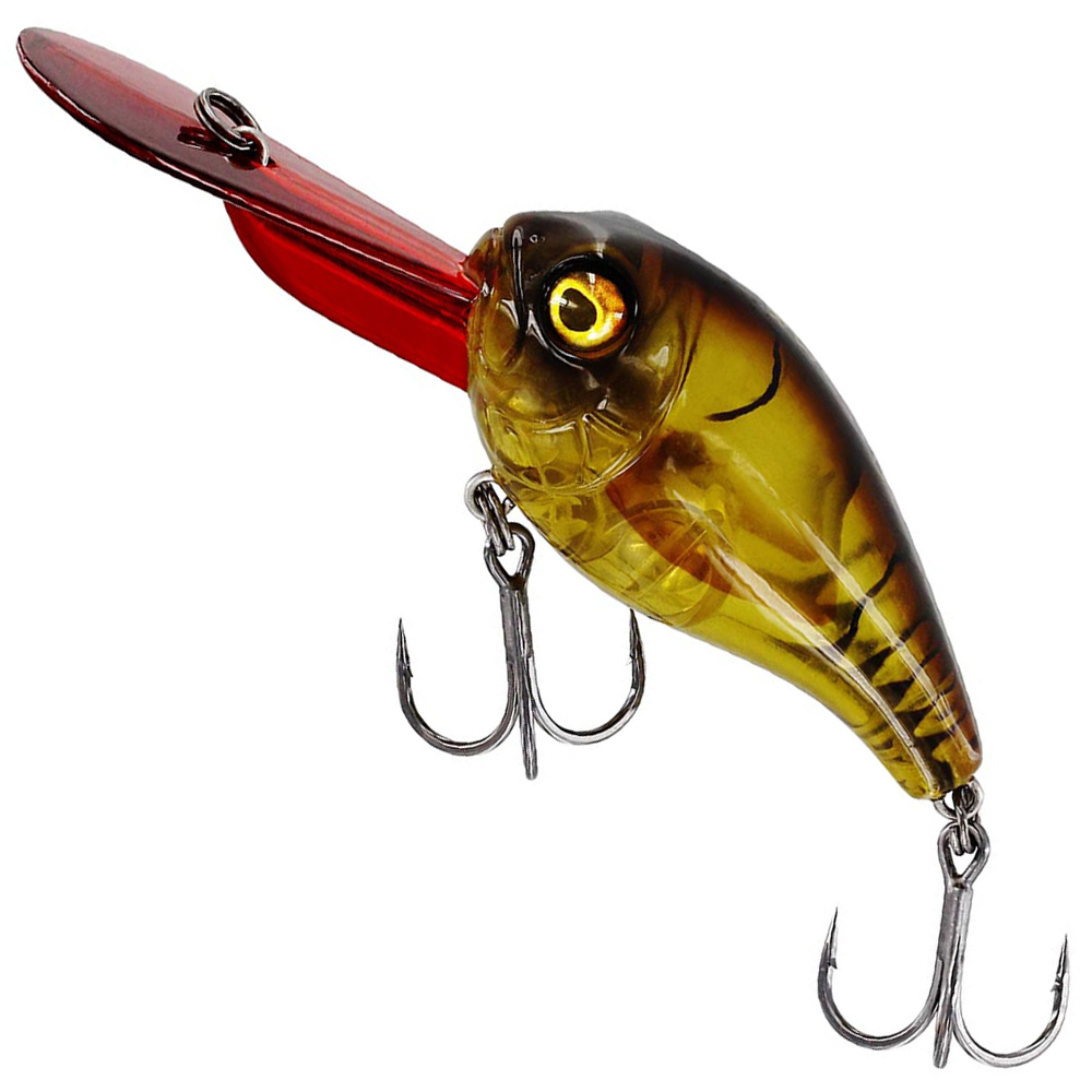 Westin BuzzBite Crankbait Low Floating Lure - Clear Brown Craw