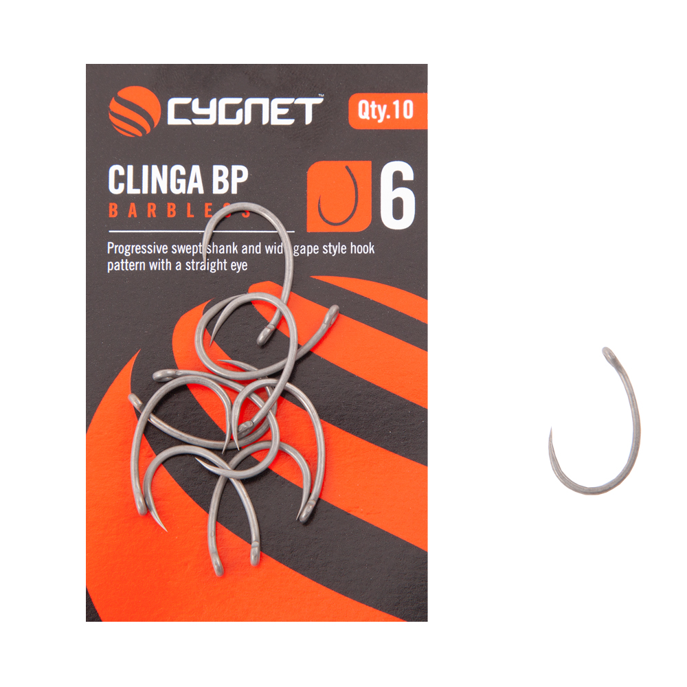 Cygnet Clinga Barbless Fishing Hooks 3