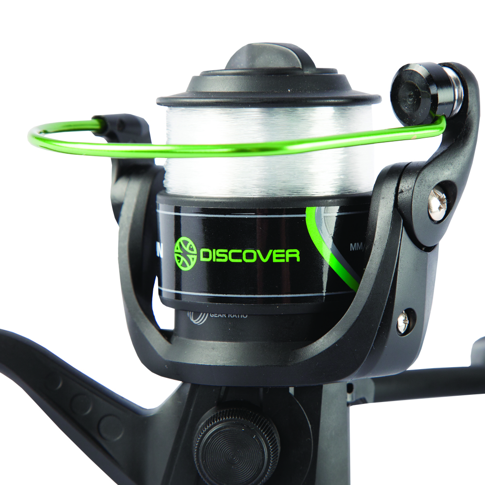 Discover Feeder Fishing Rod & Reel Combo 3000FD Reel Close Up 3