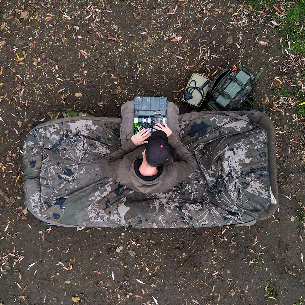 Nash Indulgence Camo HD40 Sleep System In Use 1