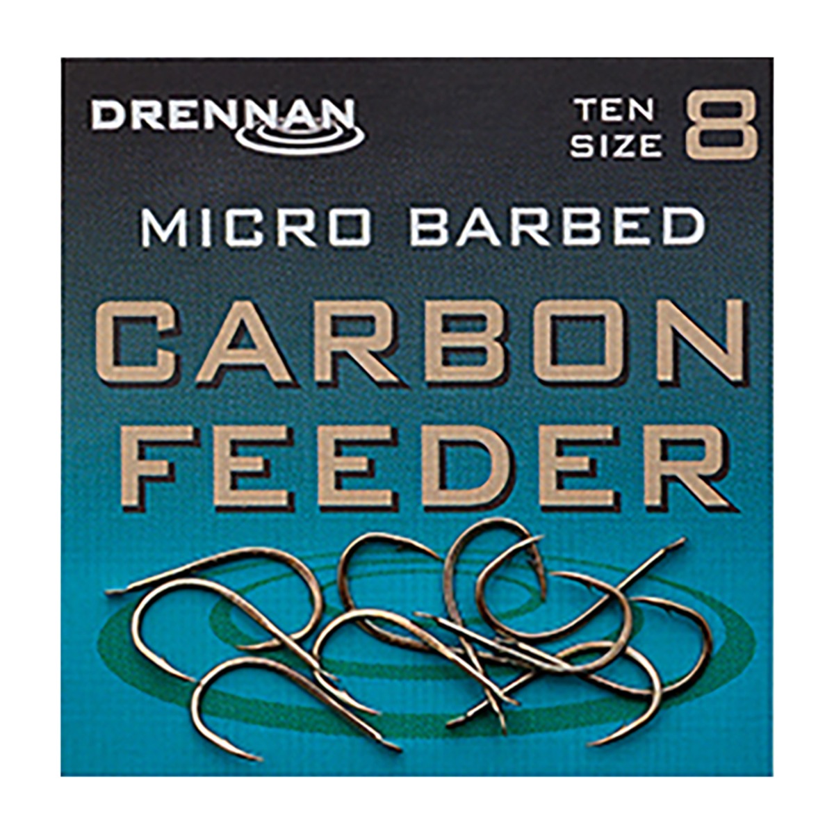 Drennan Carbon Feeder Fishing Hook Size 8