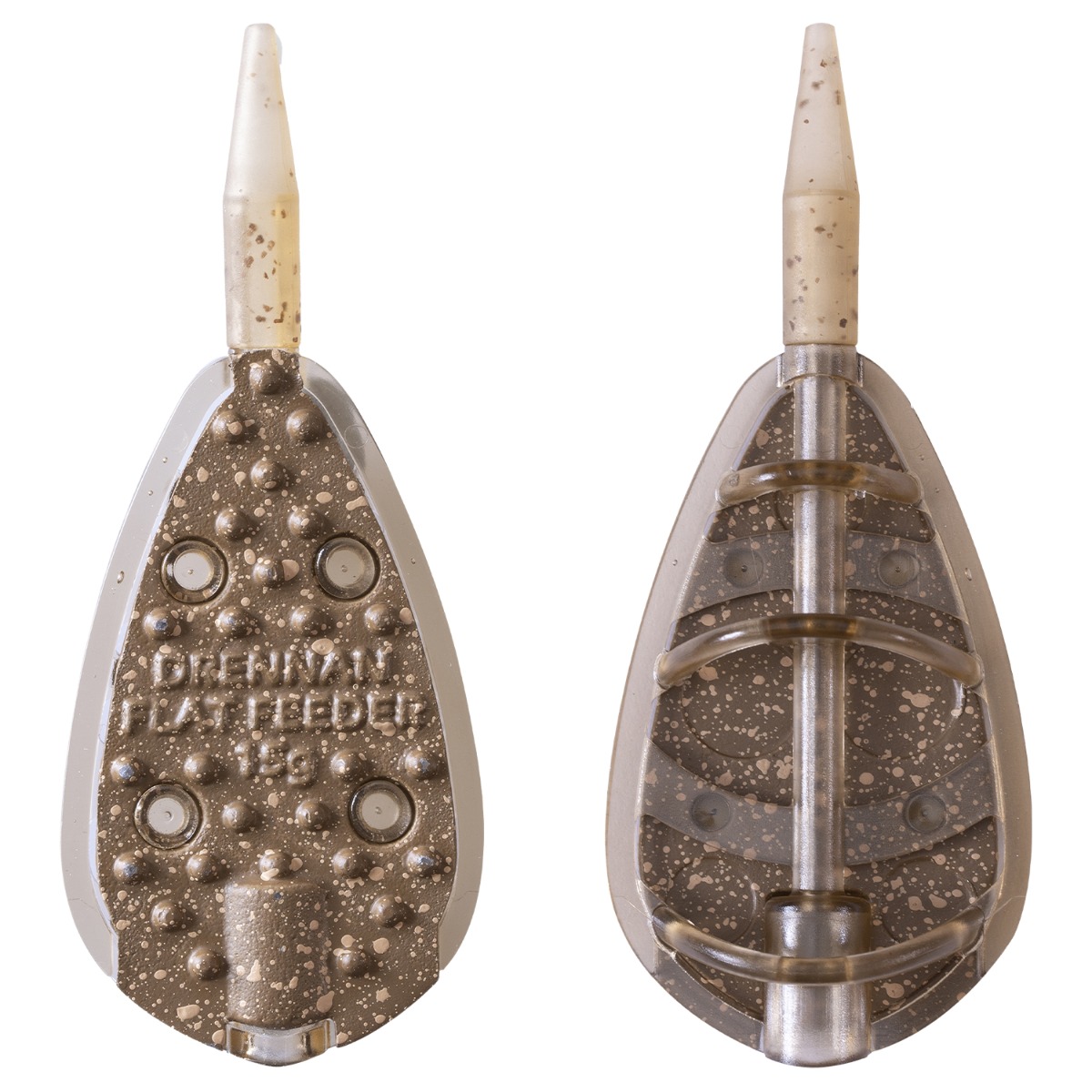 Drennan In Line Flat Method Fishing Feeder With Mould 15g Light