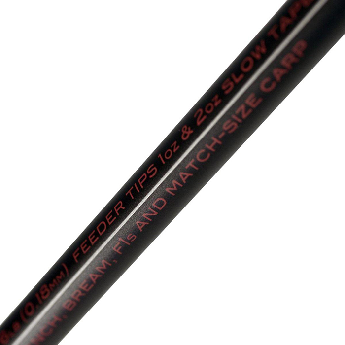 Drennan Red Range 9ft Mini Carp Feeder Fishing Rod Graphics 1