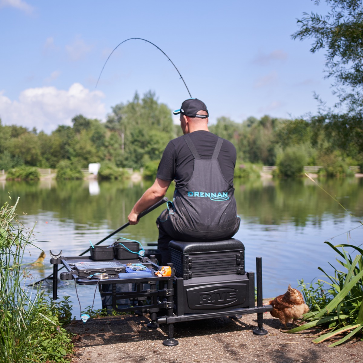 Drennan Vertex 10ft Pellet Waggler Fishing Rod In Use 2