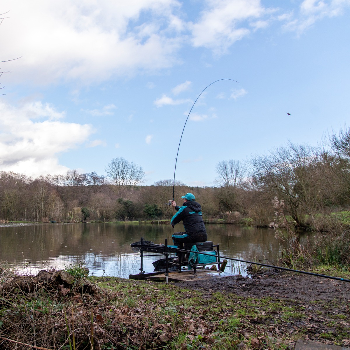 Drennan Vertex 11ft Method Feeder Fishing Rod In Use 5