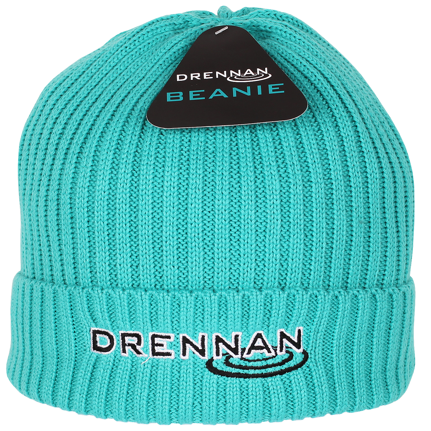 Drennan Knitted Beanie Hat Aqua